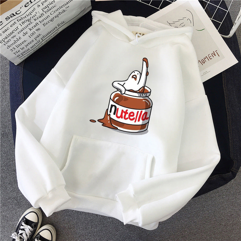 Women’s Casual Printed Hoodie Sweatshirt Top
