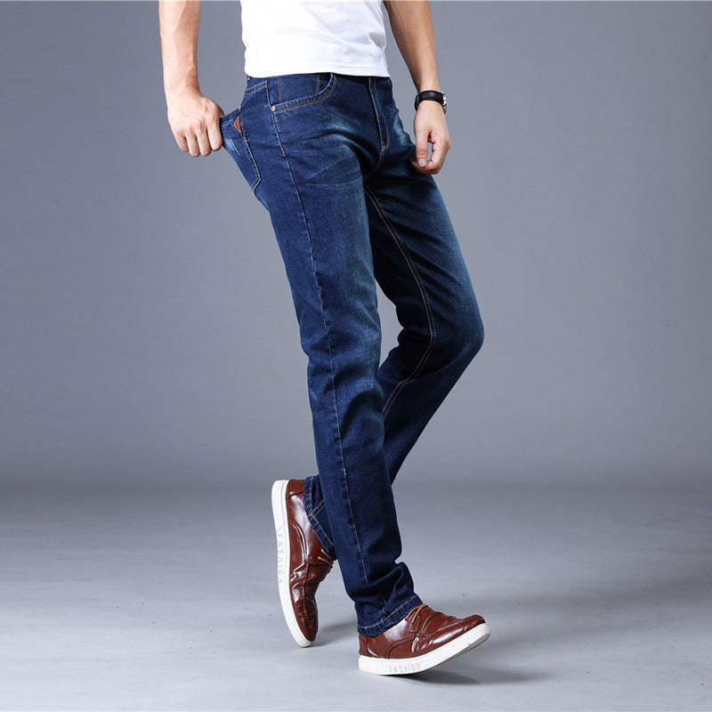 Men's Slim Straight Leg Stretch Jeans