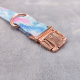 Rose Gold Engravable Dog Collar