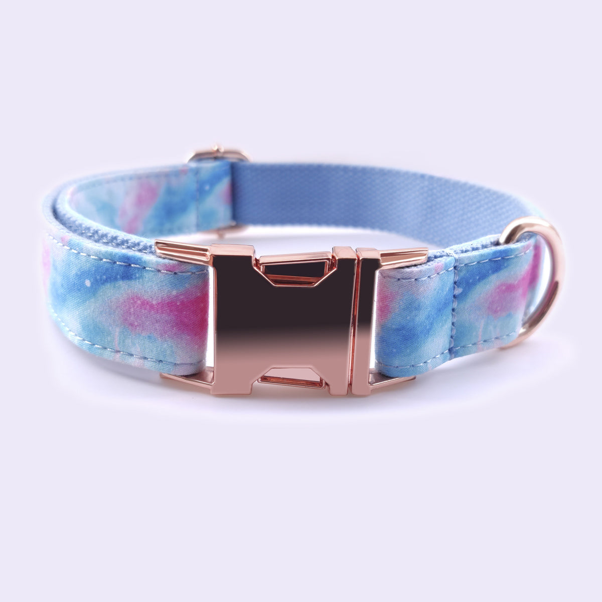 Rose Gold Engravable Dog Collar
