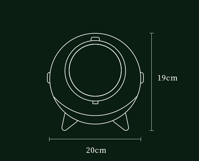 Large Food Storage Container with Lid