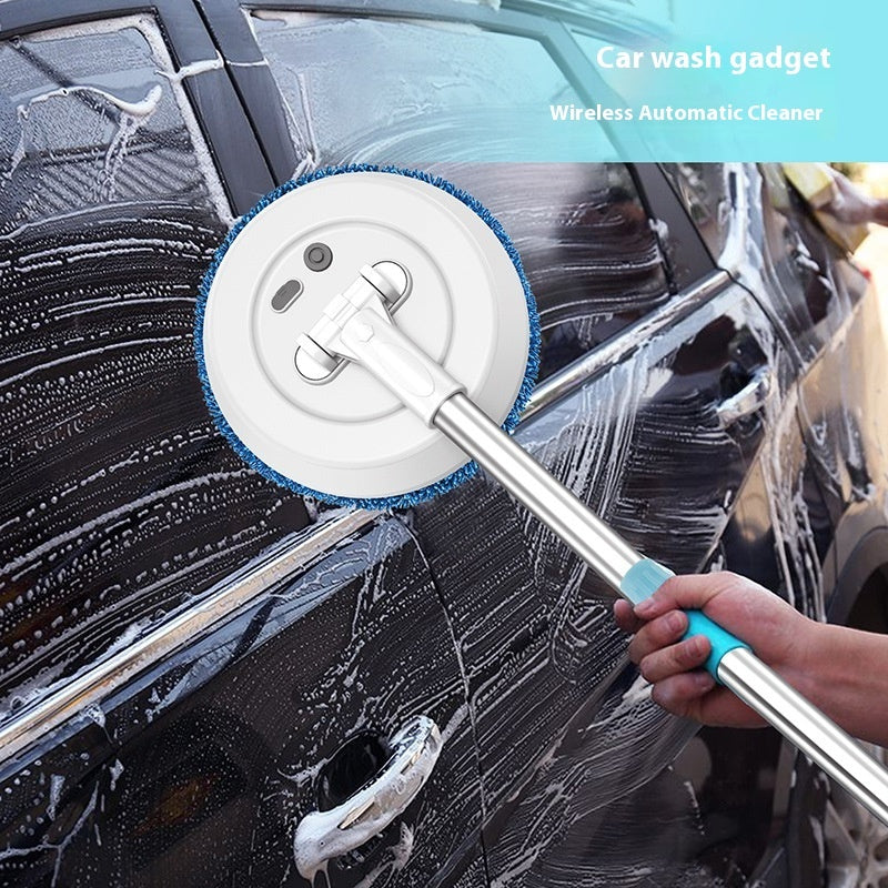 Window Cleaning Robot with Telescopic Rod