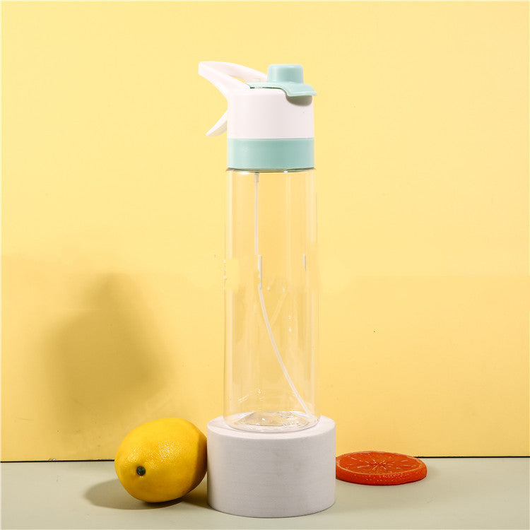 Large Capacity Spray Water Bottle for Outdoor Sports and Travel