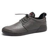 Men’s Leather Lace-Up Casual Shoes