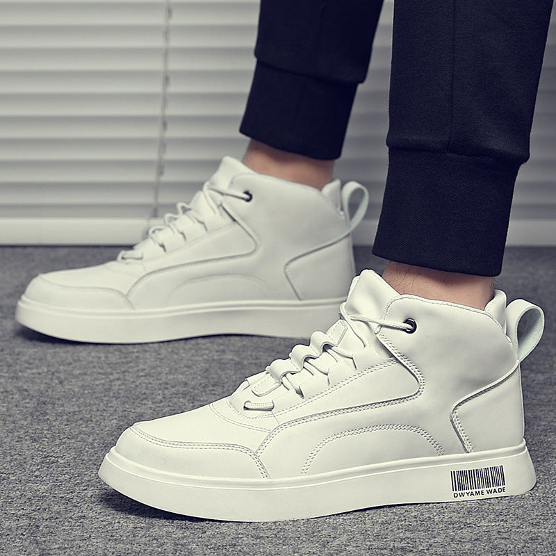 Men’s White Mid-Top Board Shoes