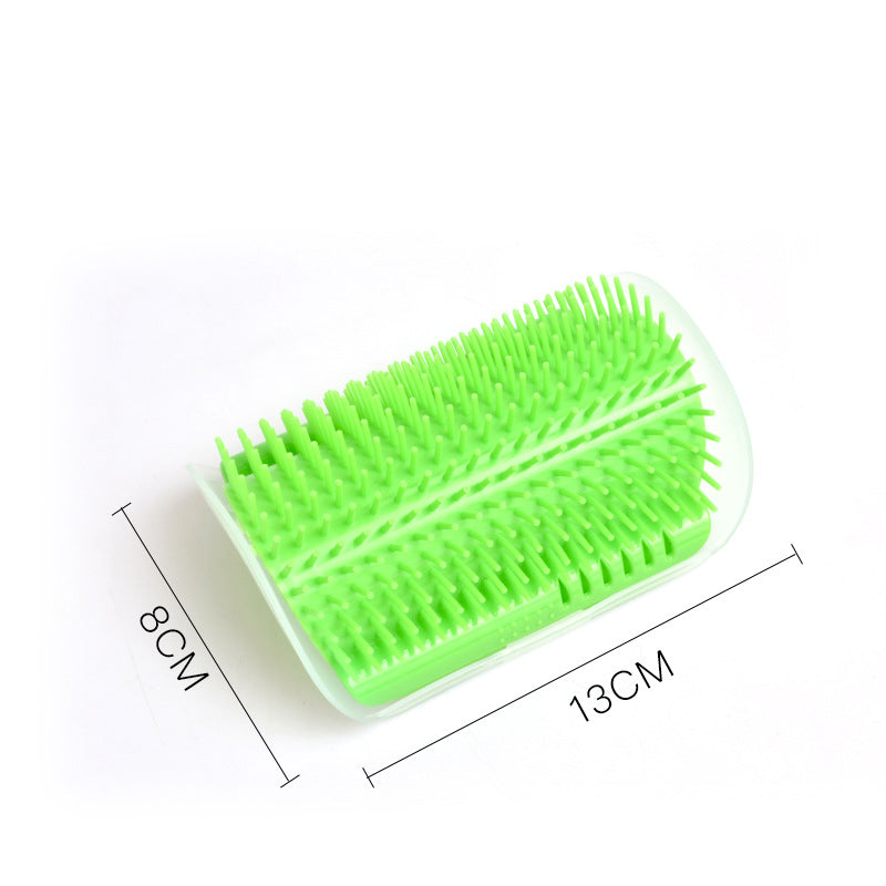 Self-Grooming Cat Brush Wall-Mounted Rubbing Device