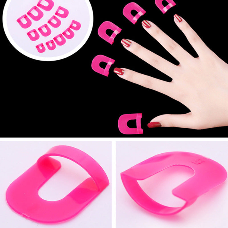 Gradient Nail Art Protective Folder for Manicure