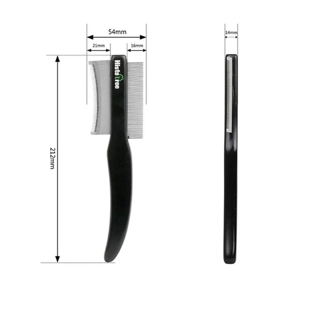 Double-Sided Pet Hair Comb & Deshedding Brush for Cats & Dogs