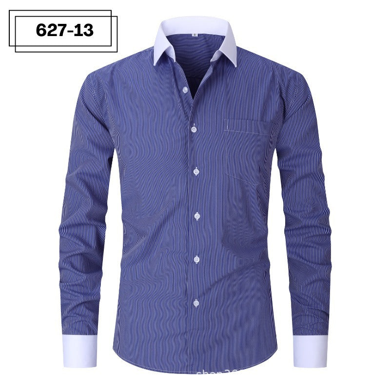Men's Striped Summer Fashion Plus Size Shirt