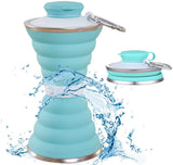 500ml Foldable Silicone Water Bottle – Leakproof, Portable Sports & Travel Bottle