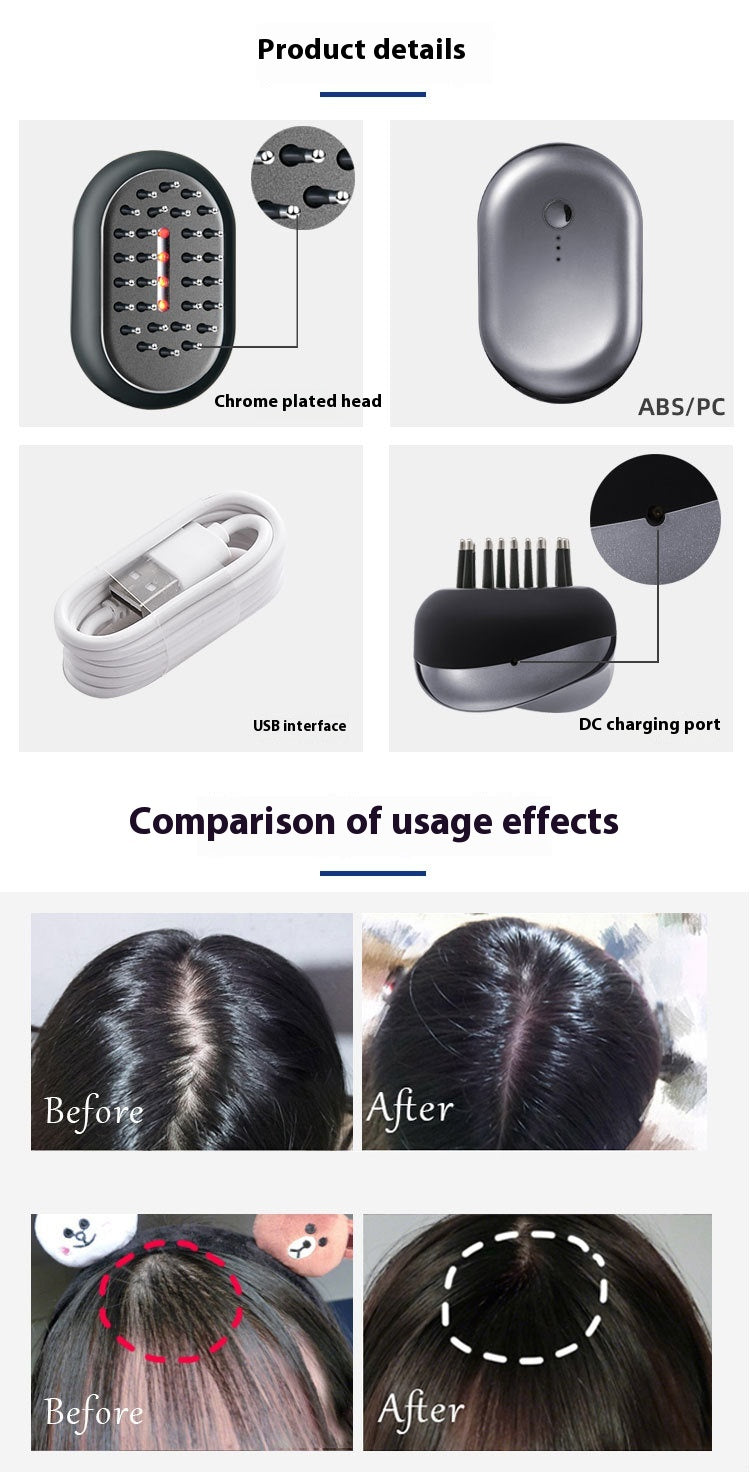Red Light Vibration Scalp Care Device