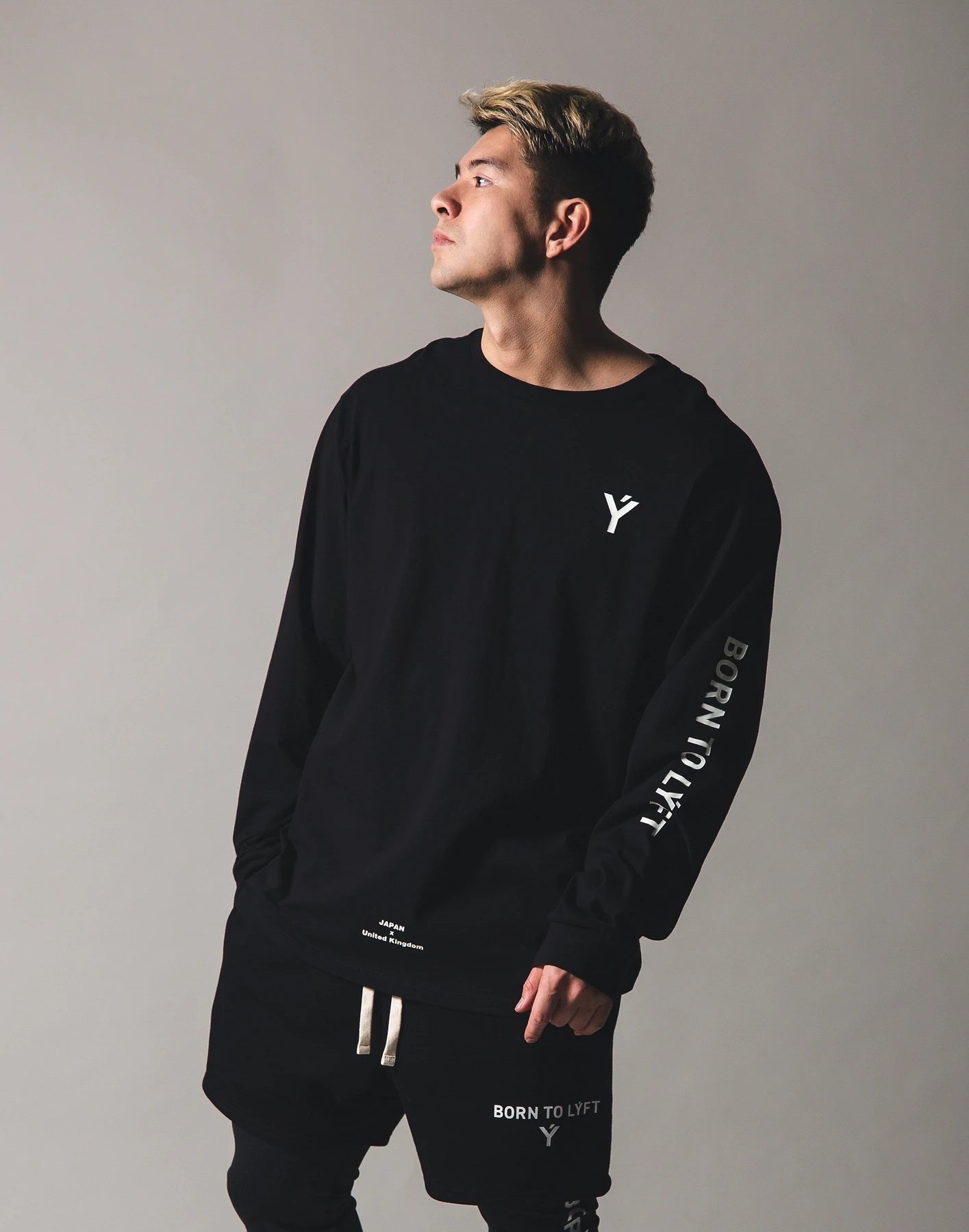 Men's Long Sleeve Gym Top