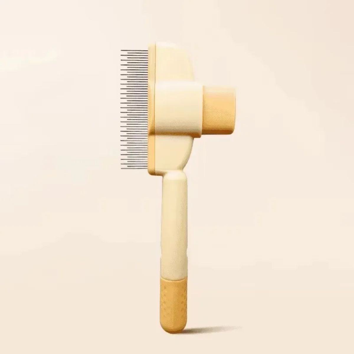One-Click Pet Grooming Brush for Gentle Hair Removal & Anti-Mite Care