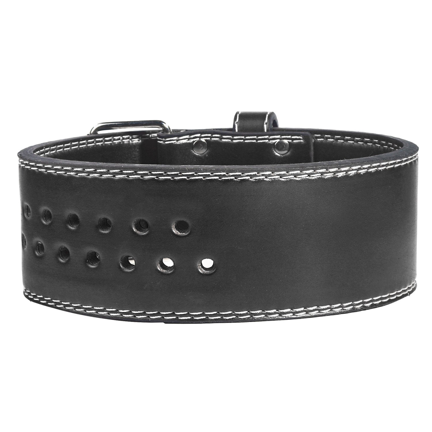 Leather Weightlifting Belt – Barbell & Dumbbell Training Waist Support for Gym Fitness