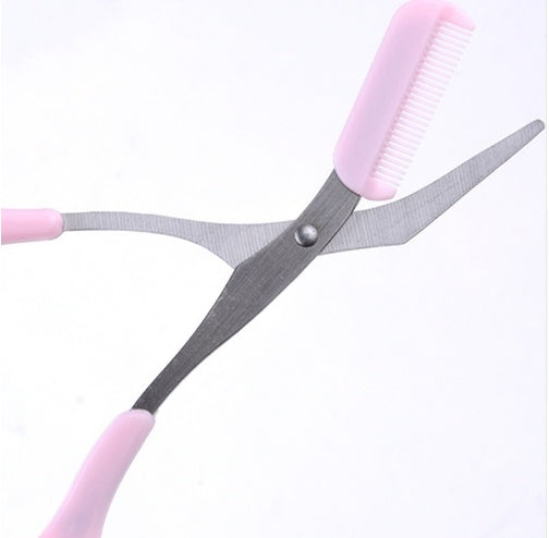 Eyebrow Scissors with Comb Precision Trimming Tool