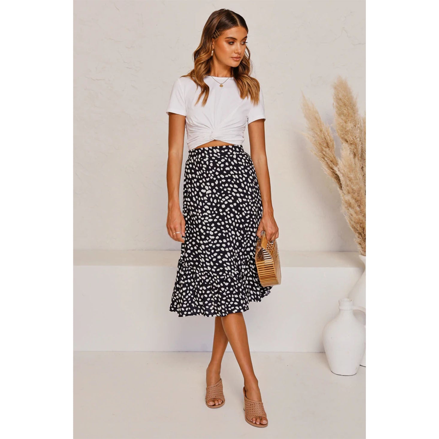 Women’s Leopard Print Skirt