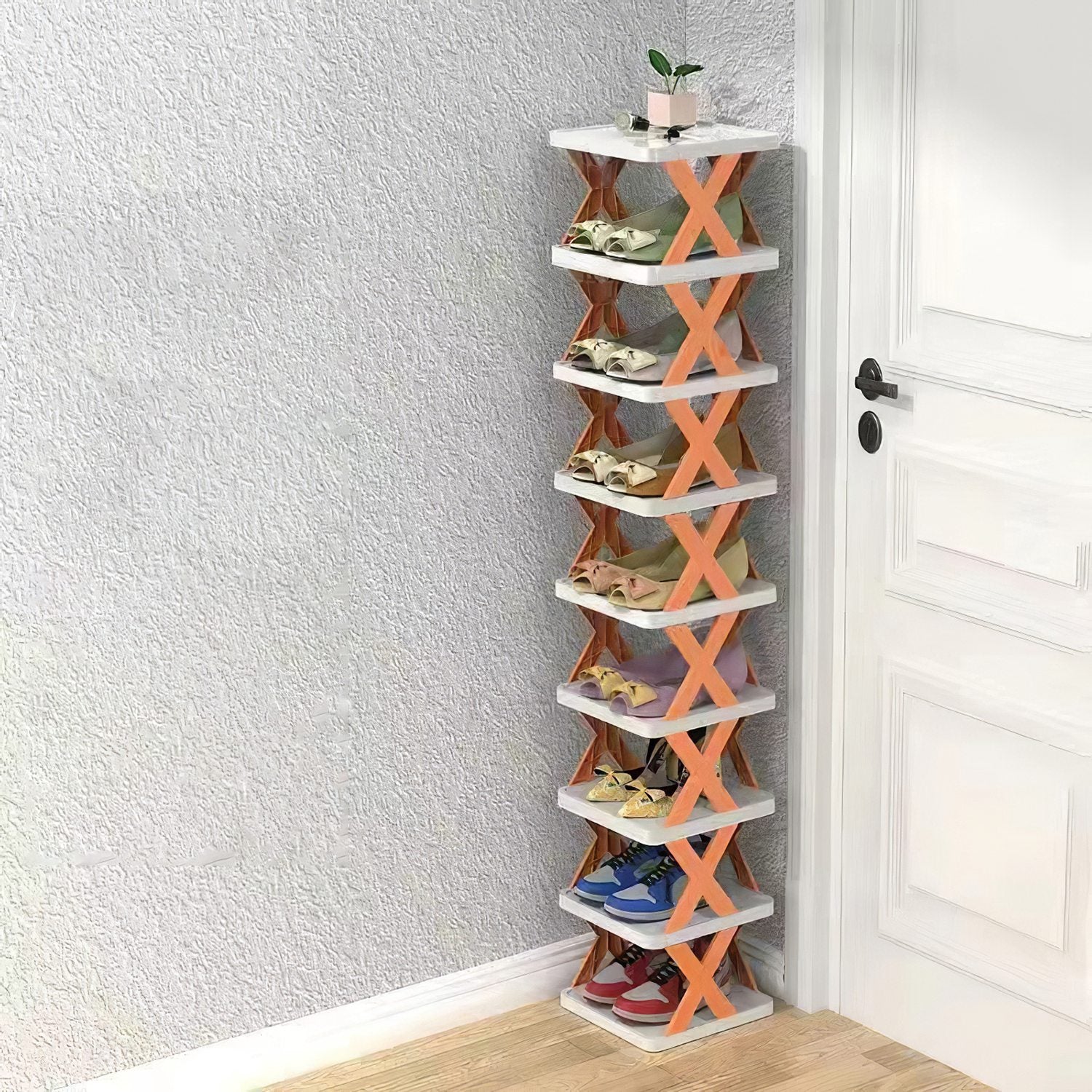 9-Tier Vertical Shoe Rack