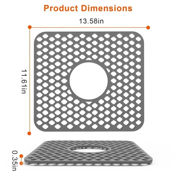 Non-Slip Kitchen Stainless Steel Sink Protector