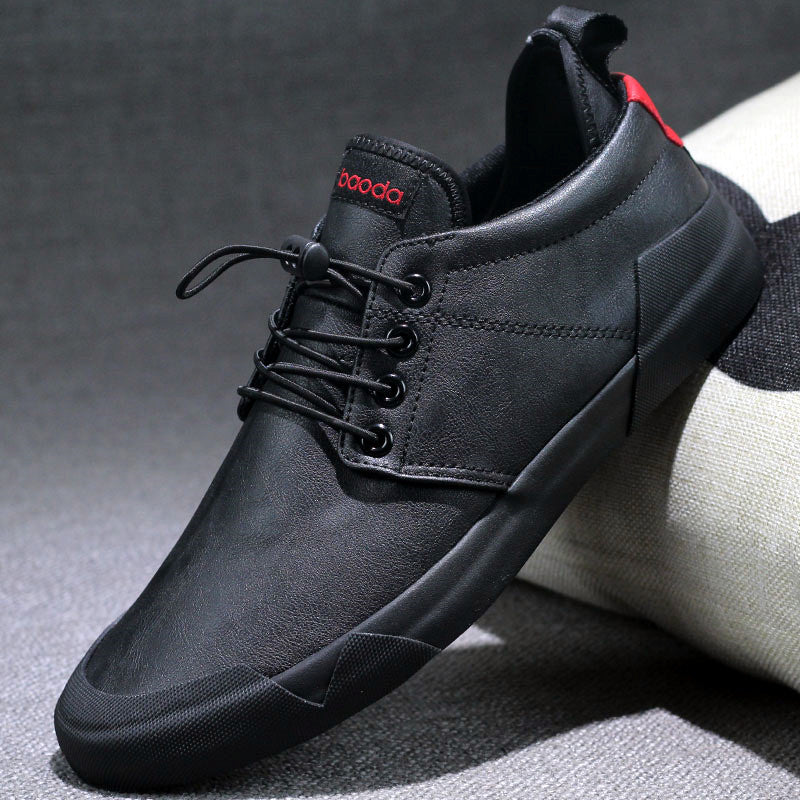 Men’s Leather Lace-Up Casual Shoes