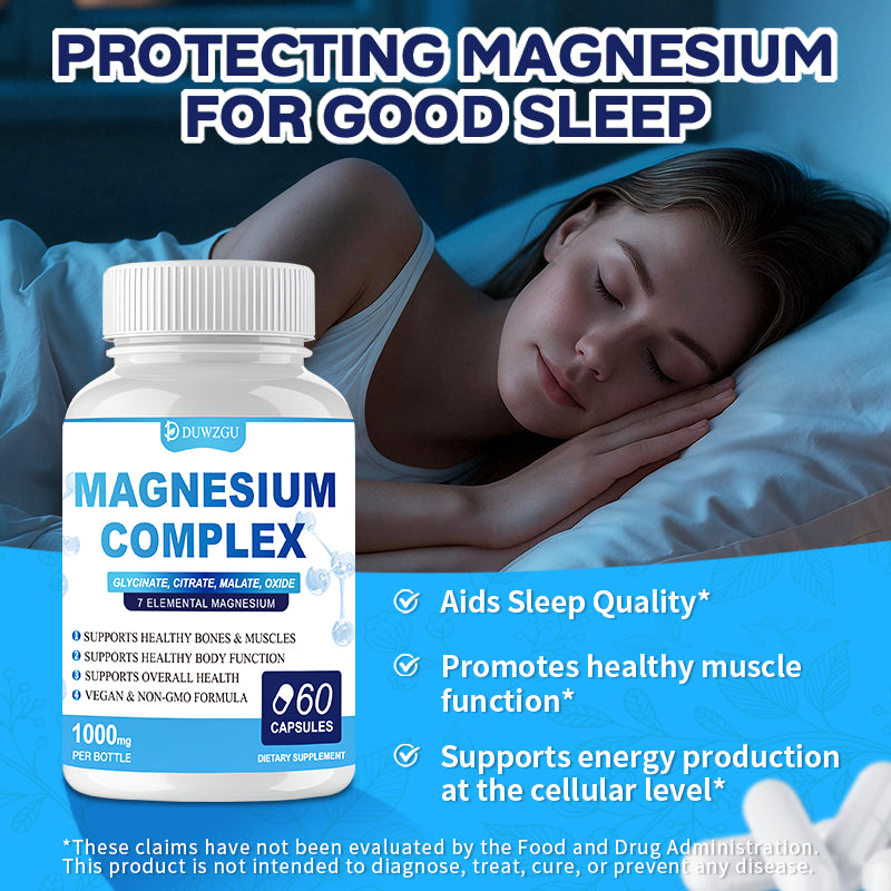 Premium Magnesium Complex Supplement Capsules