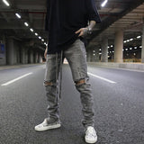Men's Zippered Jeans
