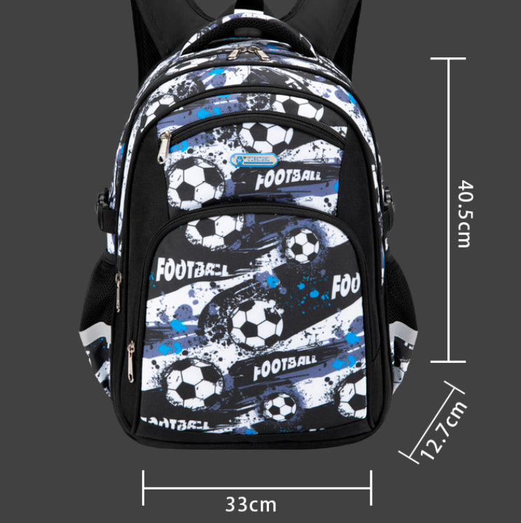 Football School Bag for Elementary Boys