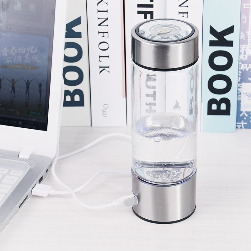 Electric Hydrogen Water Bottle Portable Antioxidant Generator