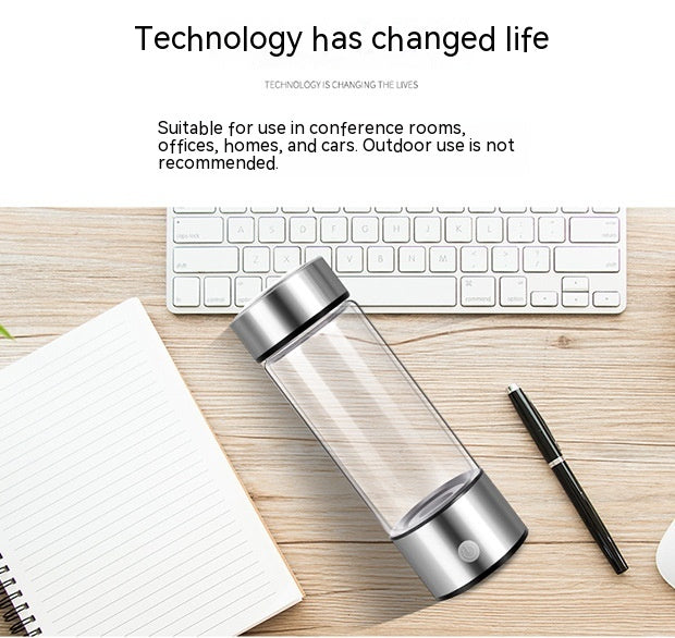 Electric Hydrogen Water Bottle Portable Antioxidant Generator