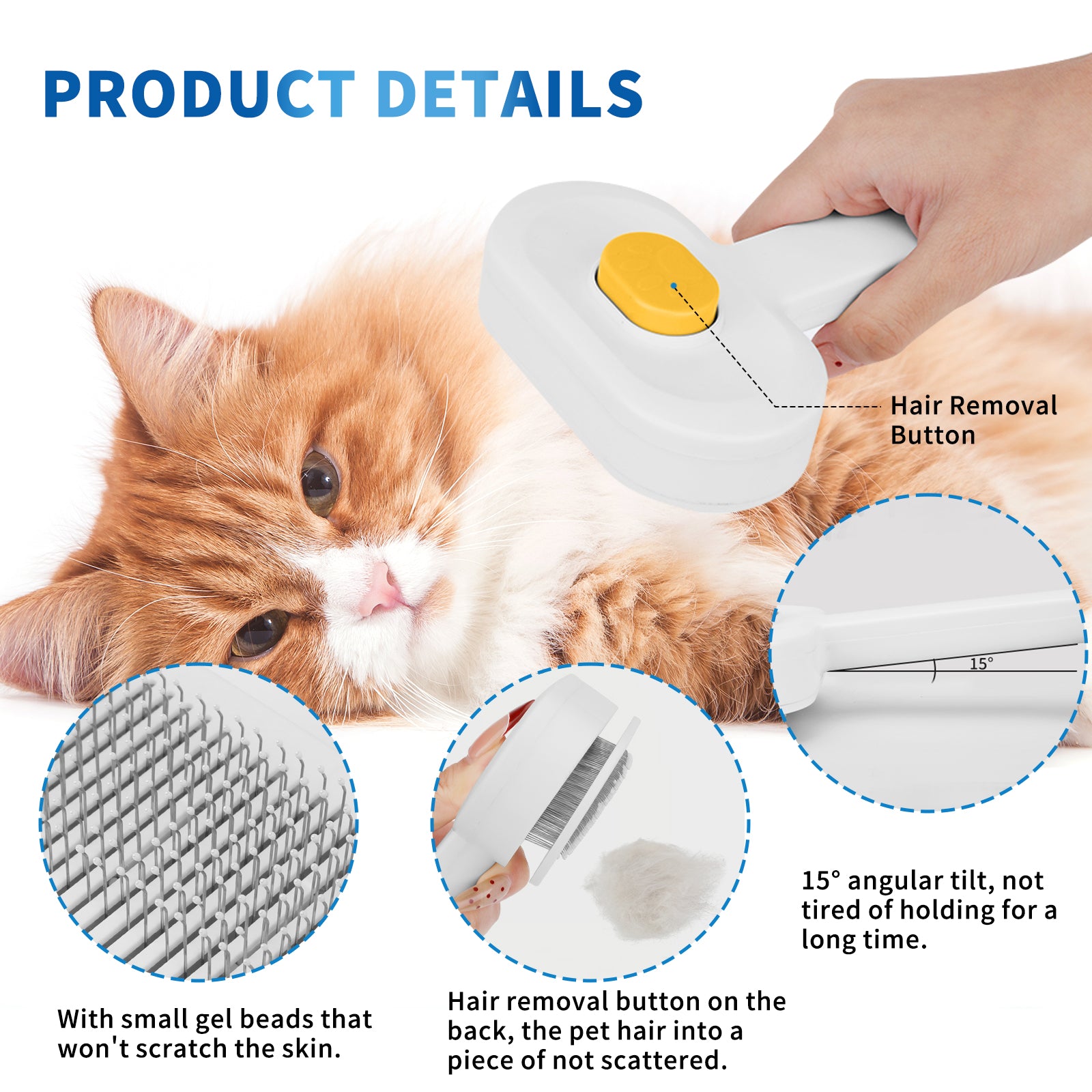 Efficient Universal Pet Hair Removal Comb