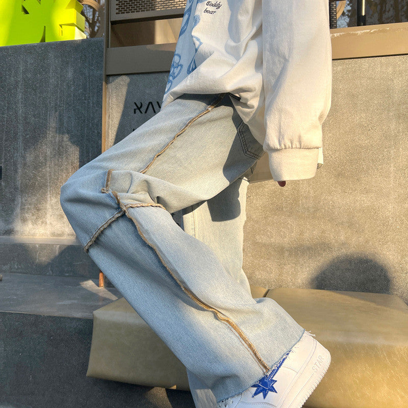 Boys Hip Hop Letter Jeans