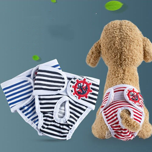 Female Dog Diapers Reusable Hygiene Pants for Heat Protection