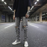 Men's Zippered Jeans