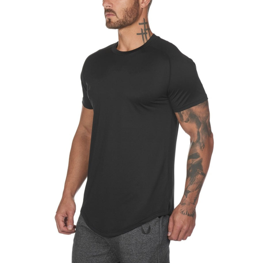 Men’s Plain Gym Fitness T Shirt Custom Sports Wear