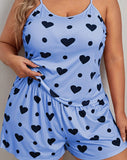 Plus Size Women’s Four Seasons Pajama Camisole Set