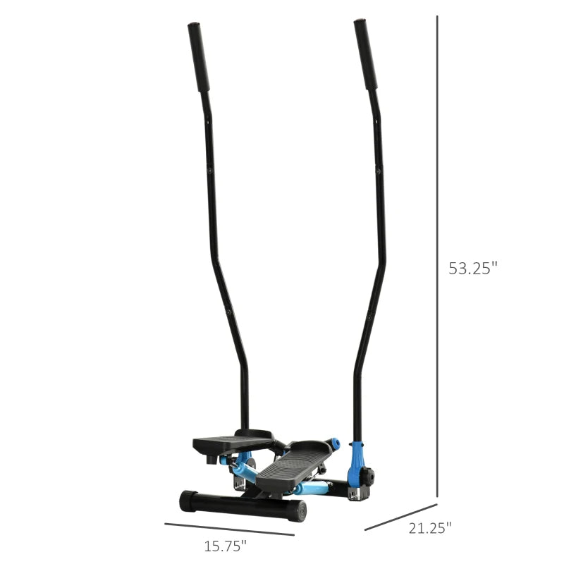Twist Stepper Machine with Resistance Bands for Full Body Workout