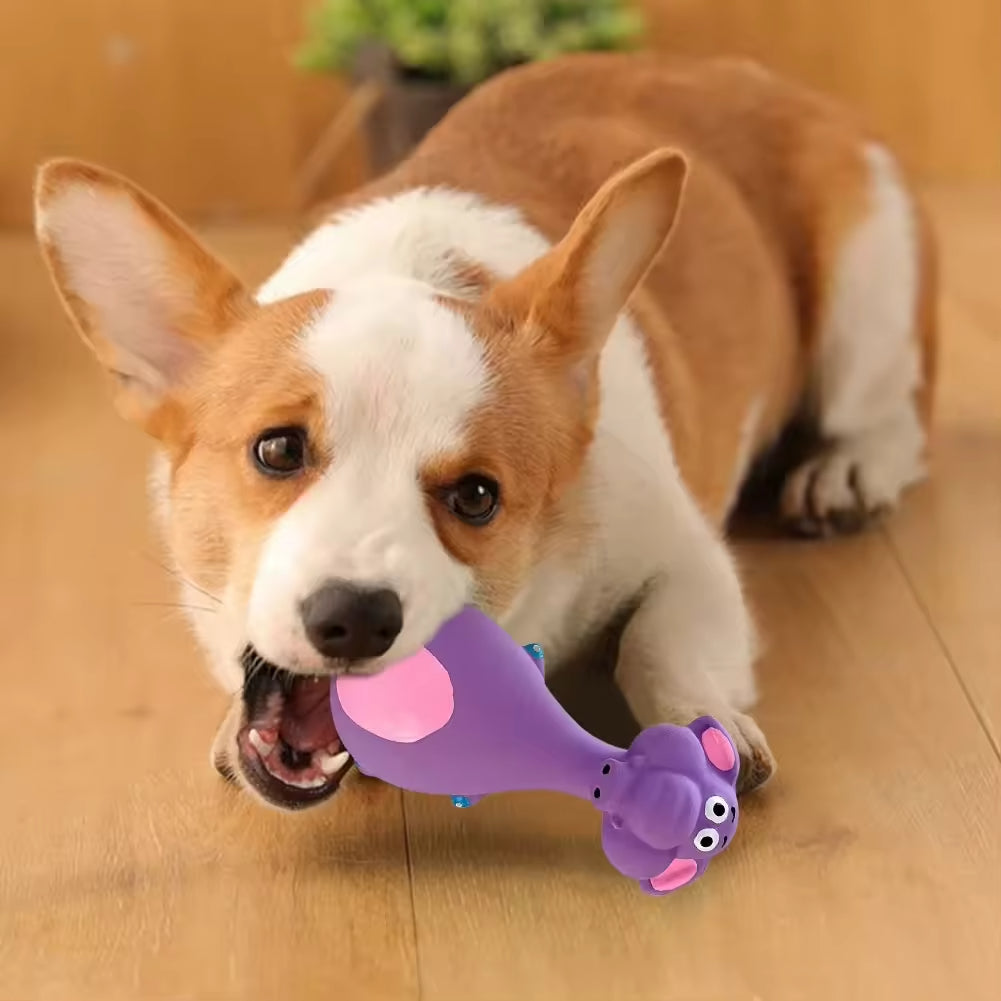 Cute Latex Dog Chew Toys with Squeaker