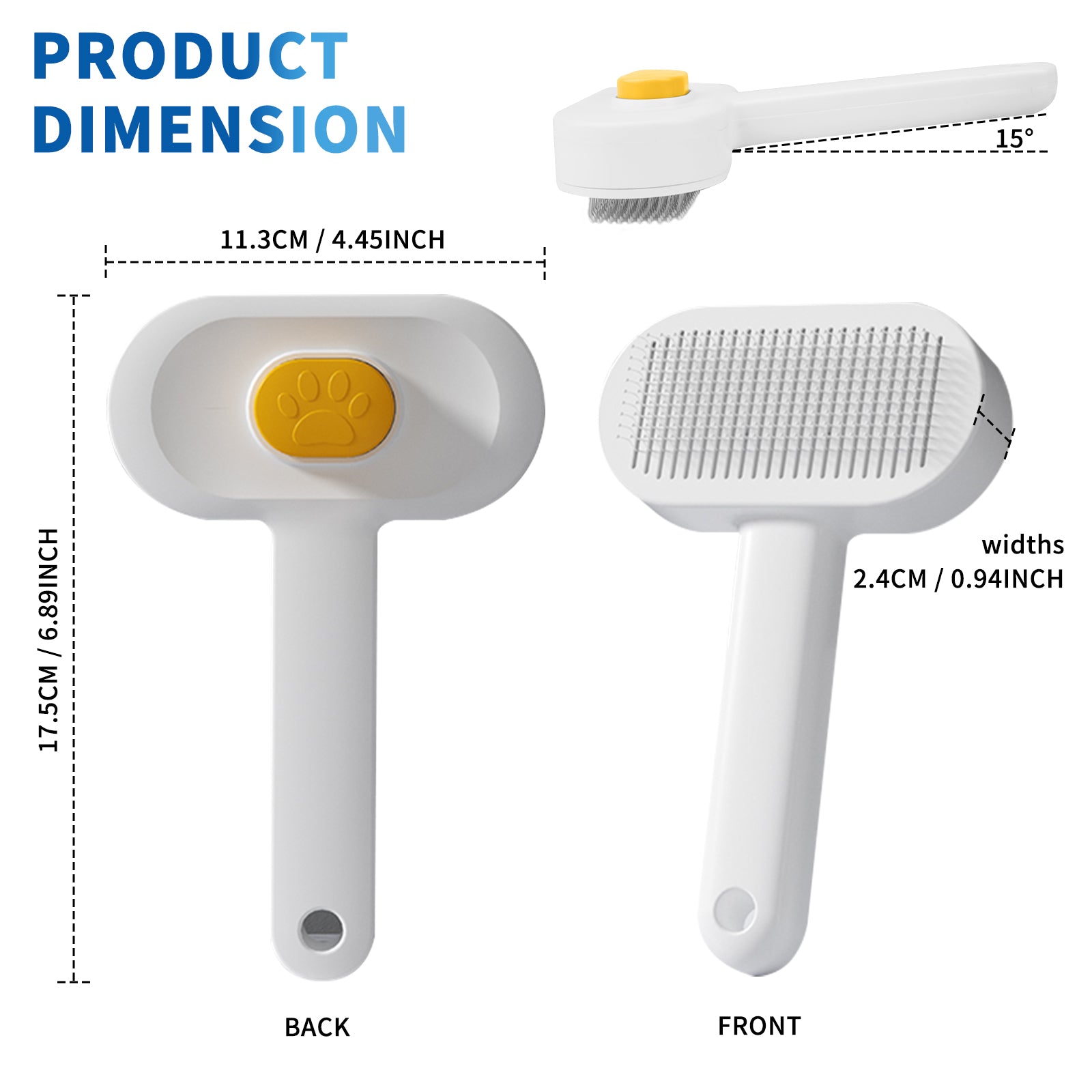 Efficient Universal Pet Hair Removal Comb