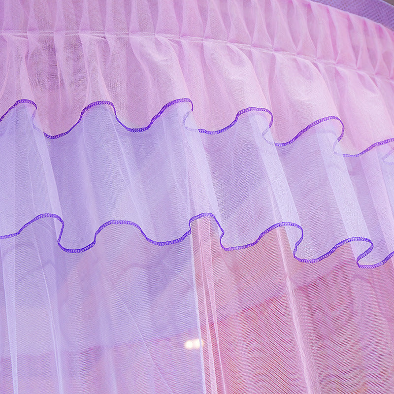 Dreamy Bed Curtain Canopy – Elegant Bedroom Bed Veil for Romantic Decor