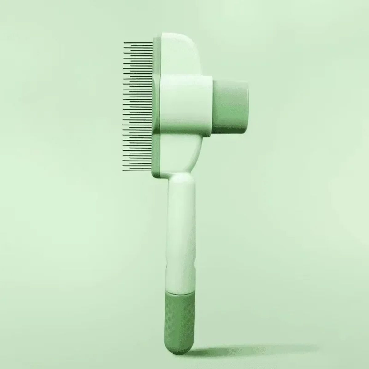 One-Click Pet Grooming Brush for Gentle Hair Removal & Anti-Mite Care