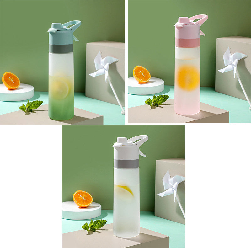 Large Capacity Spray Water Bottle for Outdoor Sports and Travel