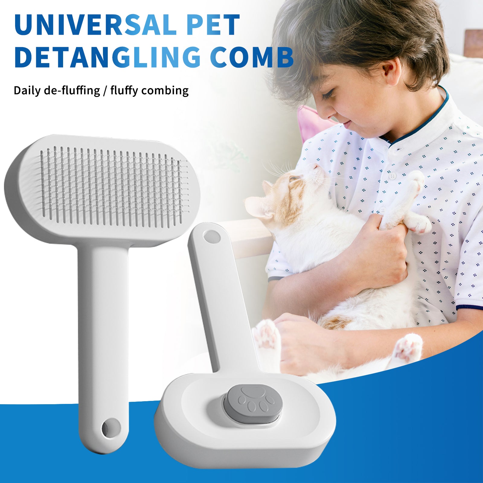 Efficient Universal Pet Hair Removal Comb