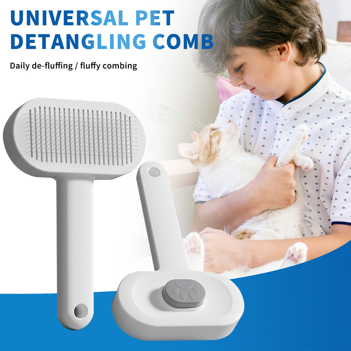 Efficient Universal Pet Hair Removal Comb