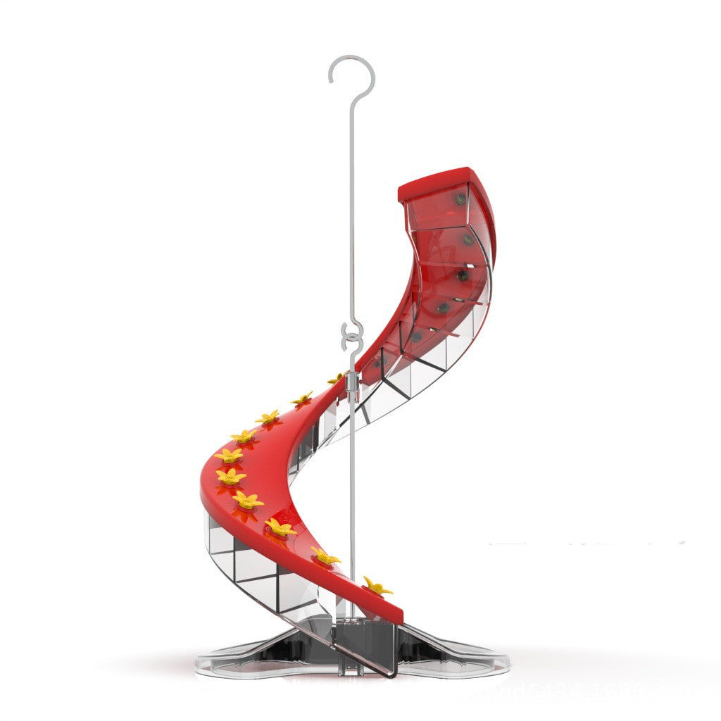 Spiral Climbing Ladder Hummingbird Feeder Decorative Garden