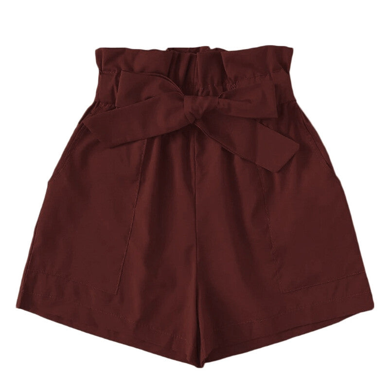 Women’s Loose Mid-Waist Casual Shorts