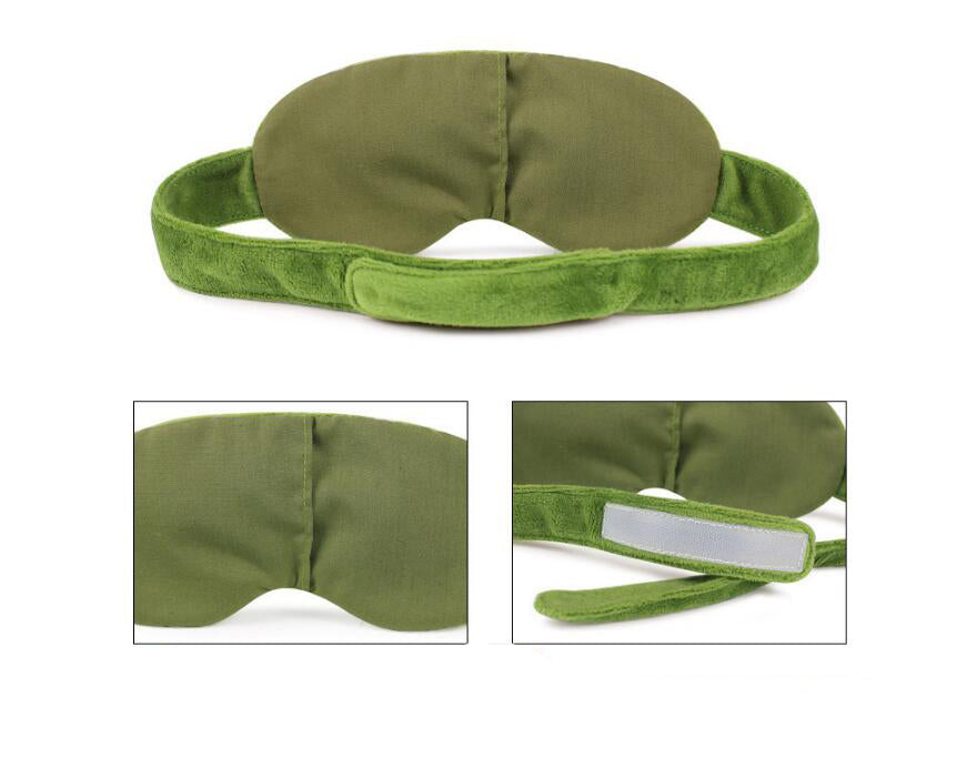 Frog Design Sleeping Eye Mask