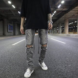 Men's Zippered Jeans