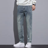 Men's Loose Fit Wide Leg Denim Jeans