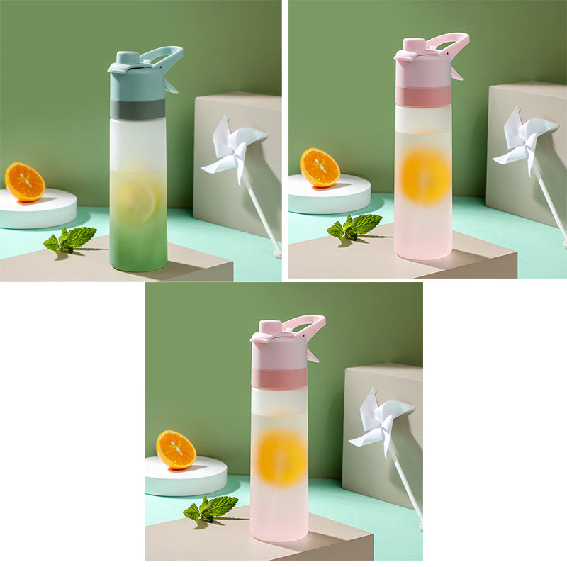 Large Capacity Spray Water Bottle for Outdoor Sports and Travel