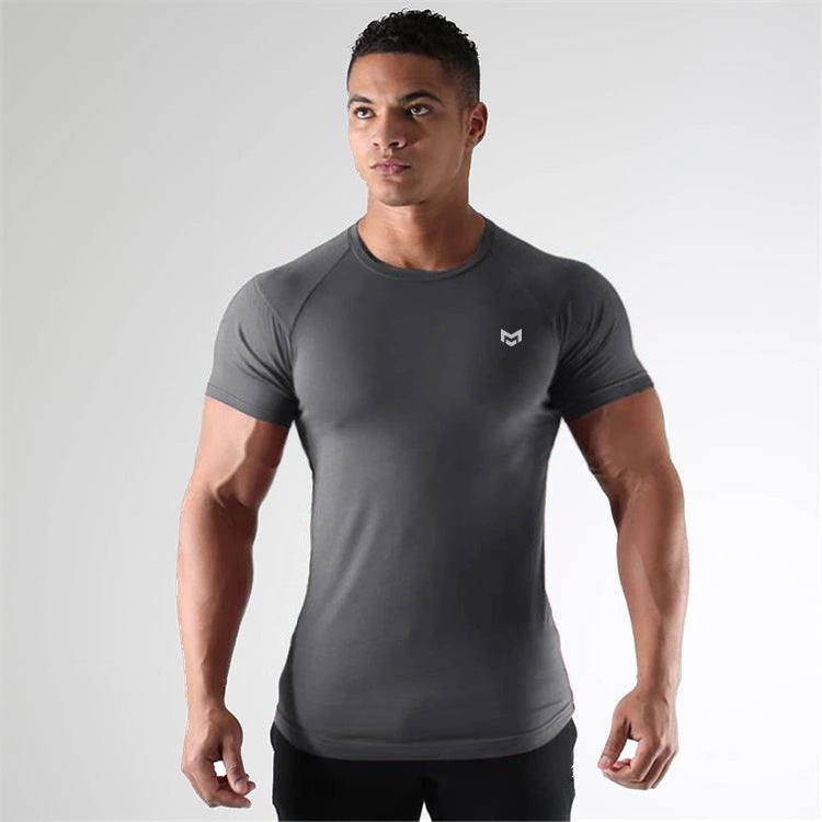 Men’s Quick-Dry Short Sleeve Gym T-Shirt for Running