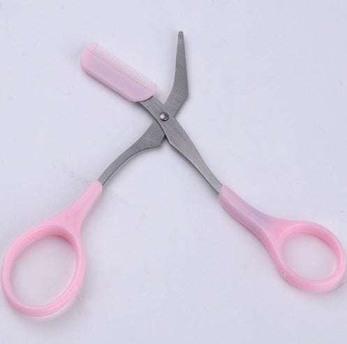 Eyebrow Scissors with Comb Precision Trimming Tool